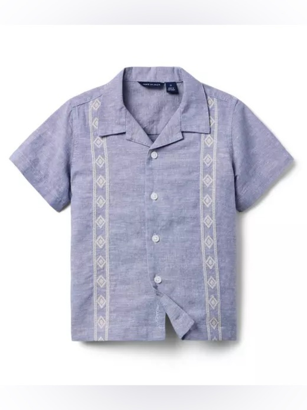 Janie and Jack The Embroidered Cabana Shirt